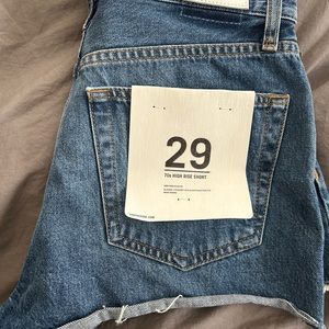 Redone jeans shorts